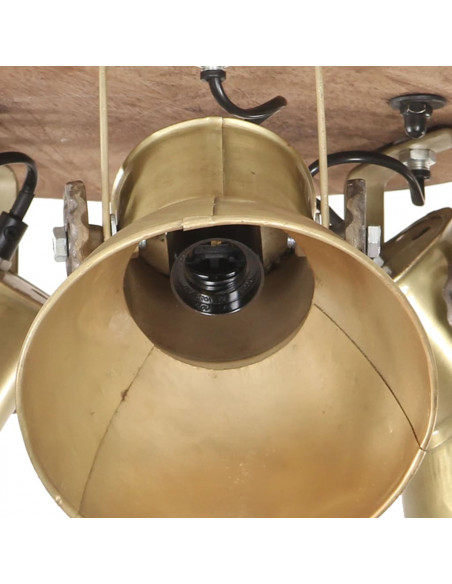 Lampada a Sospensione Industriale 25 W Ottone 42x27 cm E27