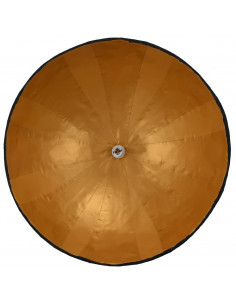 Lampada a Sospensione Nera e Oro Ø70 cm E27