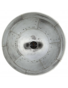 Lampada a Sospensione Vintage 25 W Argento Rotonda 31 cm E27