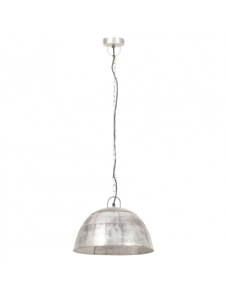 Lampada a Sospensione Vintage 25 W Argento Rotonda 41 cm E27