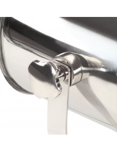 Lampada a Treppiede a Pavimento Nera in Legno di Mango 69 cm