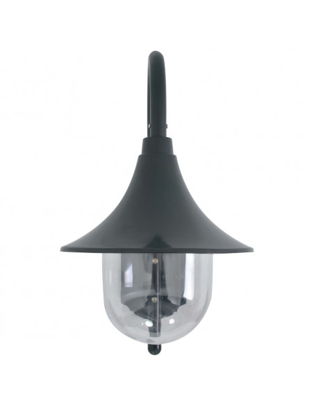Lampada da Parete da Giardino E27 42 cm Alluminio Verde Scuro