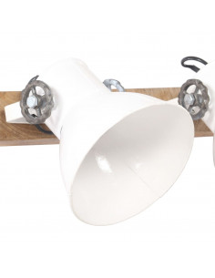 Lampada da Parete in Stile Industriale Bianca 65x25 cm E27