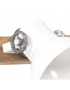 Lampada da Parete Stile Industriale Bianca 90x25 cm E27