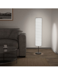 Lampada da Pavimento con Supporto 121cm Bianca E27