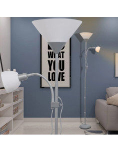 Lampada da Pavimento Grigia