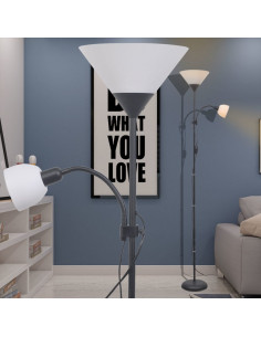 Lampada da Pavimento Nera