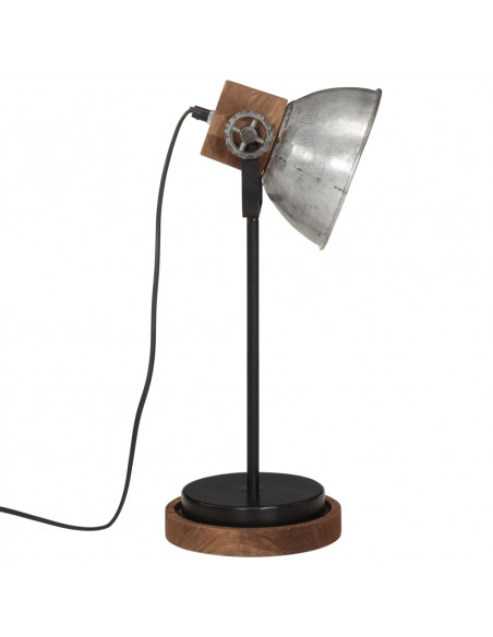 Lampada da Scrivania 25 W Argento Vintage 17x17x50 cm E27