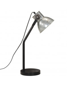 Lampada da Scrivania 25 W Argento Vintage 17x17x60 cm E27