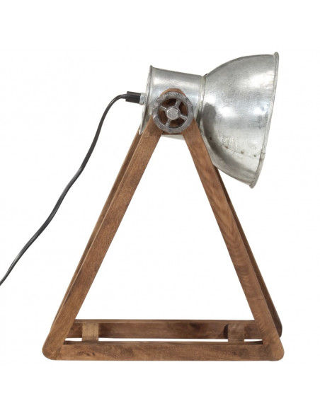 Lampada da Scrivania 25 W Argento Vintage 30x17x40 cm E27