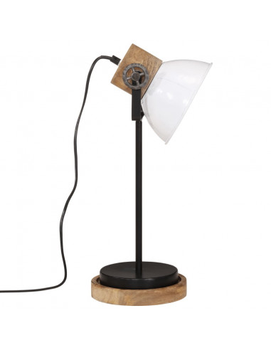 Lampada da Scrivania 25 W Bianca 17x17x50 cm E27