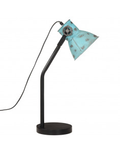 Lampada da Scrivania 25 W Blu Anticato 17x17x60 cm E27