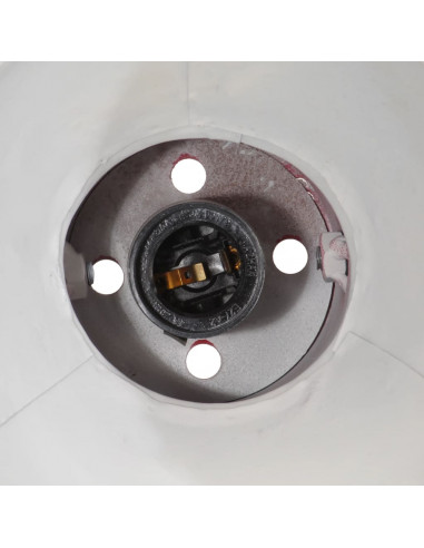 Lampada da Scrivania 25 W Rosso Anticato 23x18x96 cm E27