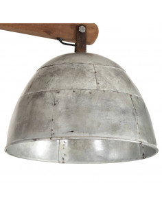 Lampada da Soffitto 25 W Argento Vintage 105x30x65-108cm E27