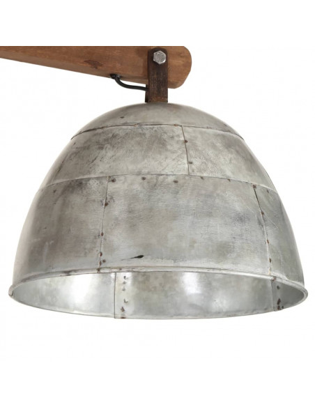 Lampada da Soffitto 25 W Argento Vintage 105x30x65-108cm E27
