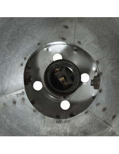 Lampada da Soffitto 25 W Argento Vintage 50x50x25 cm E27