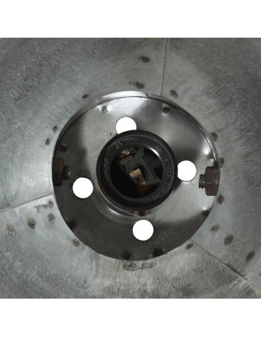 Lampada da Soffitto 25 W Argento Vintage 50x50x25 cm E27