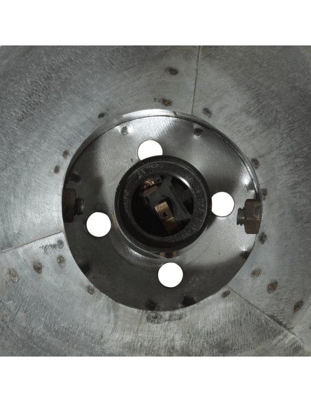 Lampada da Soffitto 25 W Argento Vintage 50x50x25 cm E27