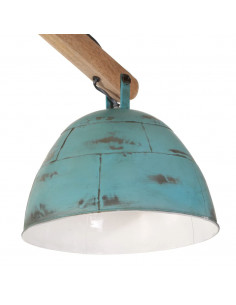 Lampada da Soffitto 25 W Blu Anticato 29x18x85 cm E27