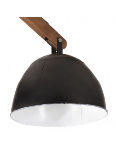 Lampada da Soffitto 25 W Nera 29x18x85 cm E27