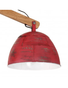 Lampada da Soffitto 25 W Rosso Anticato 29x18x85 cm E27