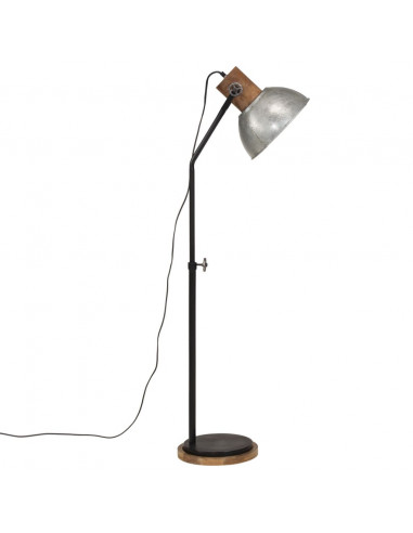 Lampada da Terra 25 W Argento Vintage 30x30x100-150 cm E27