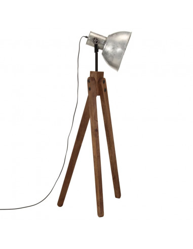 Lampada da Terra 25 W Argento Vintage 45x45x120 cm E27