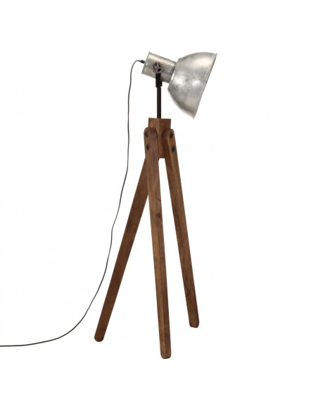 Lampada da Terra 25 W Argento Vintage 45x45x120 cm E27