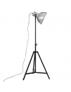 Lampada da Terra 25 W Argento Vintage 61x61x90-150 cm E27
