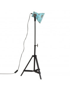 Lampada da Terra 25 W Blu Anticato 35x35x65/95 cm E27