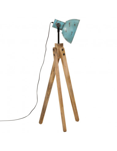 Lampada da Terra 25 W Blu Anticato 45x45x120 cm E27