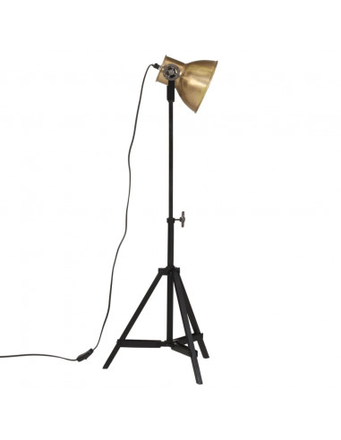 Lampada da Terra 25 W Ottone Anticato 35x35x65/95 cm E27