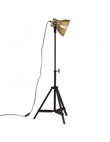 Lampada da Terra 25 W Ottone Anticato 35x35x65/95 cm E27