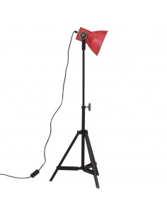 Lampada da Terra 25 W Rosso Anticato 35x35x65/95 cm E27