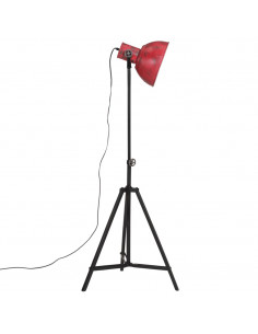 Lampada da Terra 25 W Rosso Anticato 61x61x90/150 cm E27