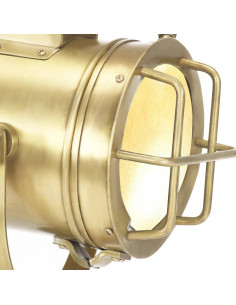 Lampada da Terra a Treppiede Legno Massello di Mango 69 cm