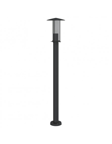 Lampada da Terra per Esterni Argento 100 cm in Acciaio Inox
