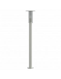 Lampada da Terra per Esterni Argento 100 cm in Acciaio Inox