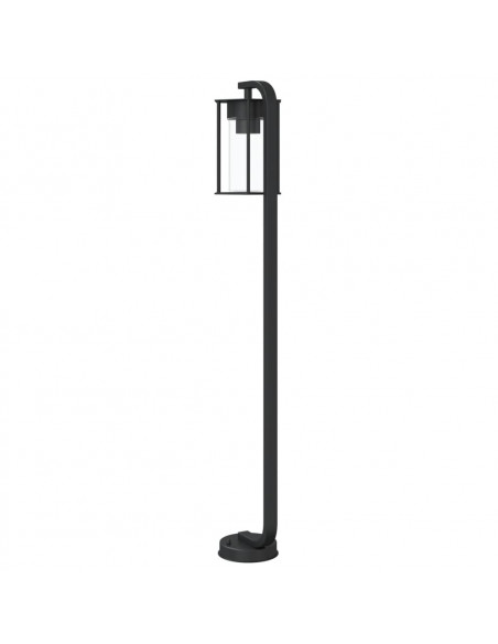 Lampada da Terra per Esterni Argento 100 cm in Acciaio Inox