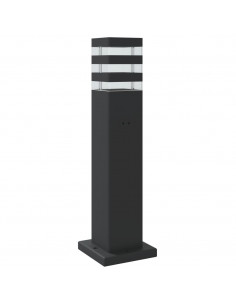 Lampada da Terra per Esterni Nera 50 cm in Alluminio
