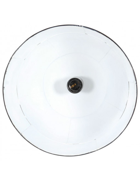 Lampada Industriale Vintage 25 W Nera Rotonda 31 cm E27