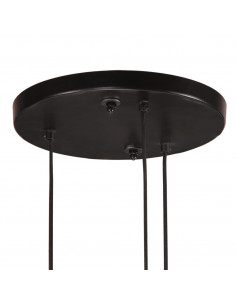 Lampada Pensile 25 W Ottone Anticato 30x30x100 cm E27