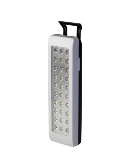 Lampada portatile Poly Pool PP3305 Nero e Argento Nero e Argento