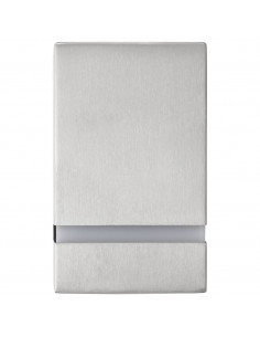 Lampade da Parete da Esterno 2 pz 35 W Argento Rettangolari