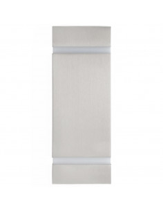 Lampade da Parete da Esterno 2 pz 35 W Argento Rettangolari