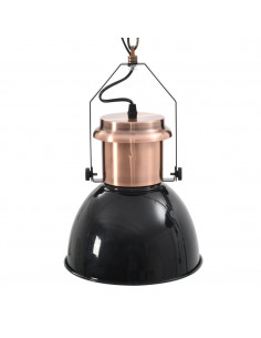 Lampade da Soffitto 2 pz Nero Tondo E27