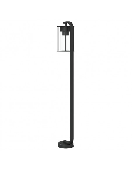 Lampade da Terra per Esterni 3 pz Nere 100 cm in Acciaio Inox