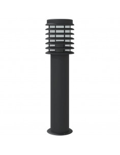 Lampade da Terra per Esterni 3 pz Nere 60 cm in Acciaio Inox