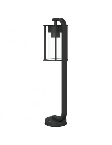 Lampade da Terra per Esterni 3 pz Nere 60 cm in Acciaio Inox