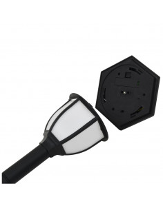 Lampade Solari da Esterni 3pz a LED Nero